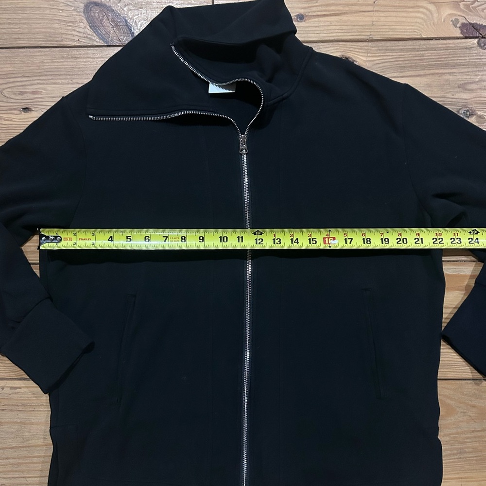 Varley Adair Zip Through Jacket Double Soft Size Large Black - Picture 12 of 13